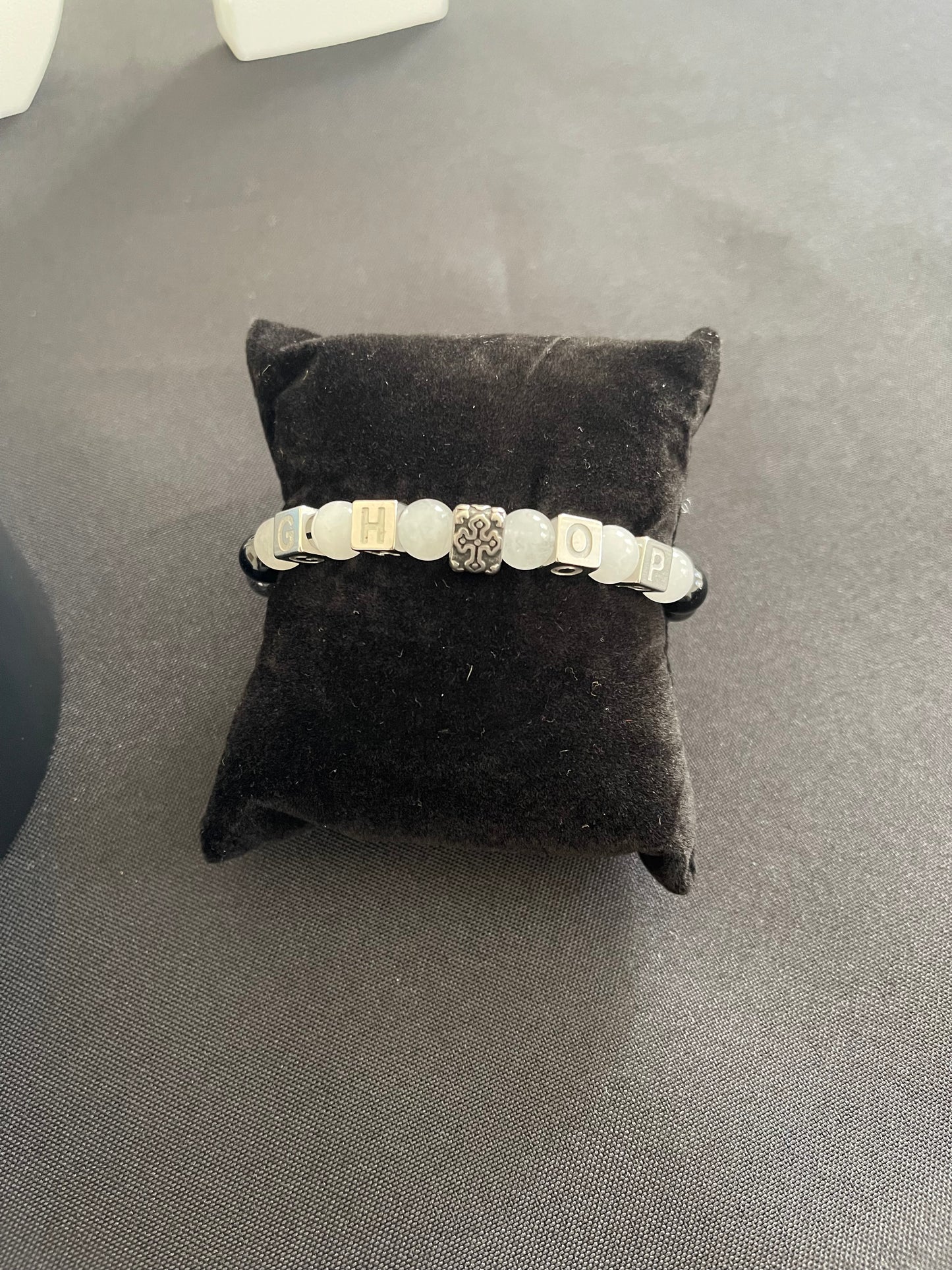 GHOP WHITE Natural Stone Bracelet