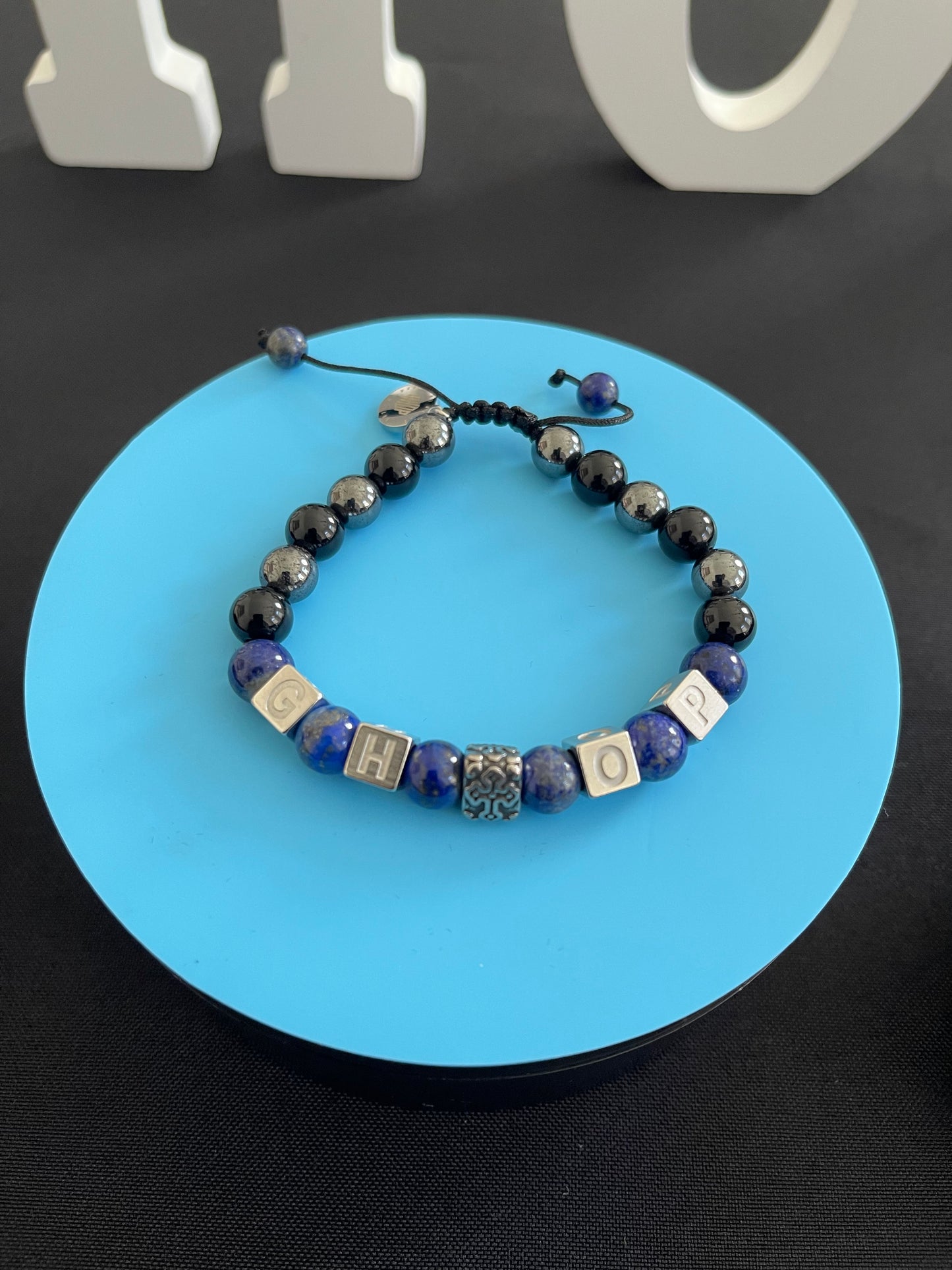 GHOP BLUE Natural Stone Bracelet