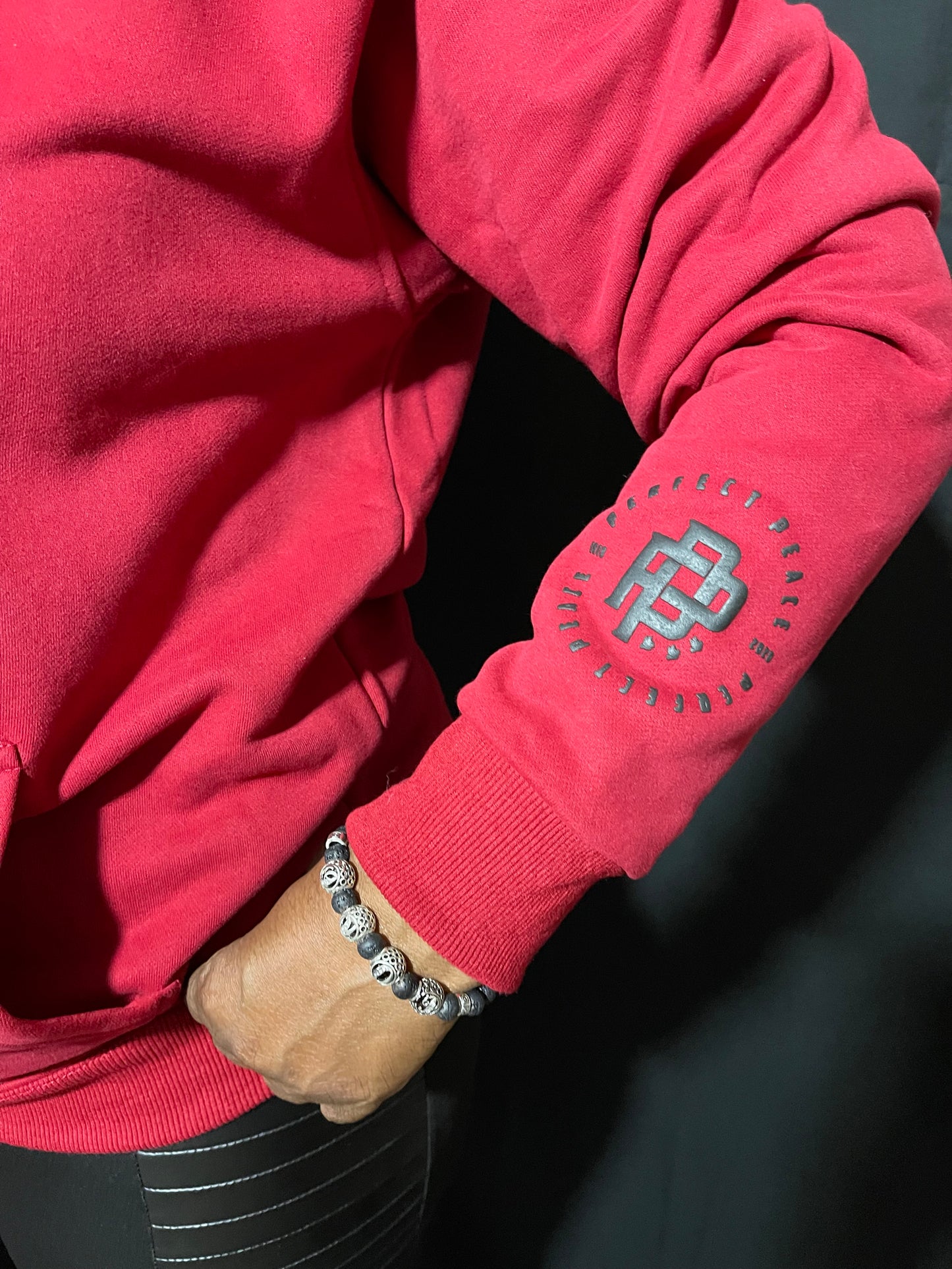 GHOP Puff Print Hoodie - RED