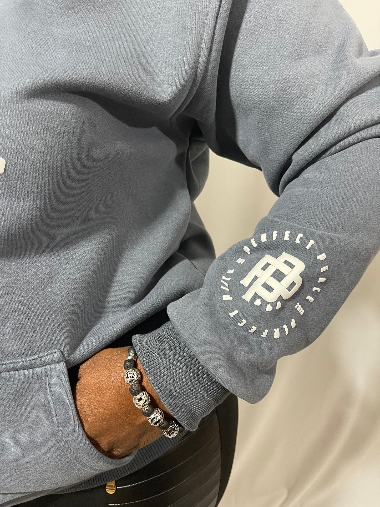 GHOP Puff Print Hoodie - GRAY