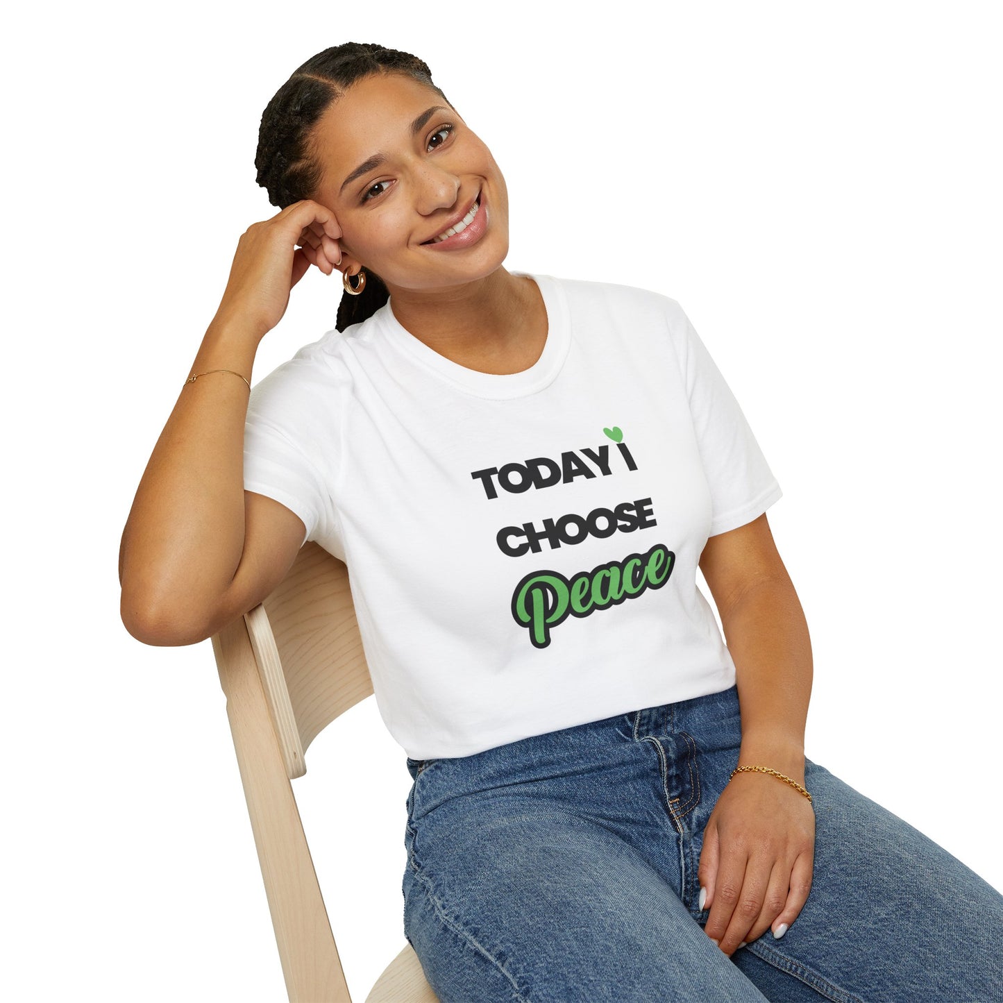 "Today I Choose Peace" Inspirational Graphic Tee