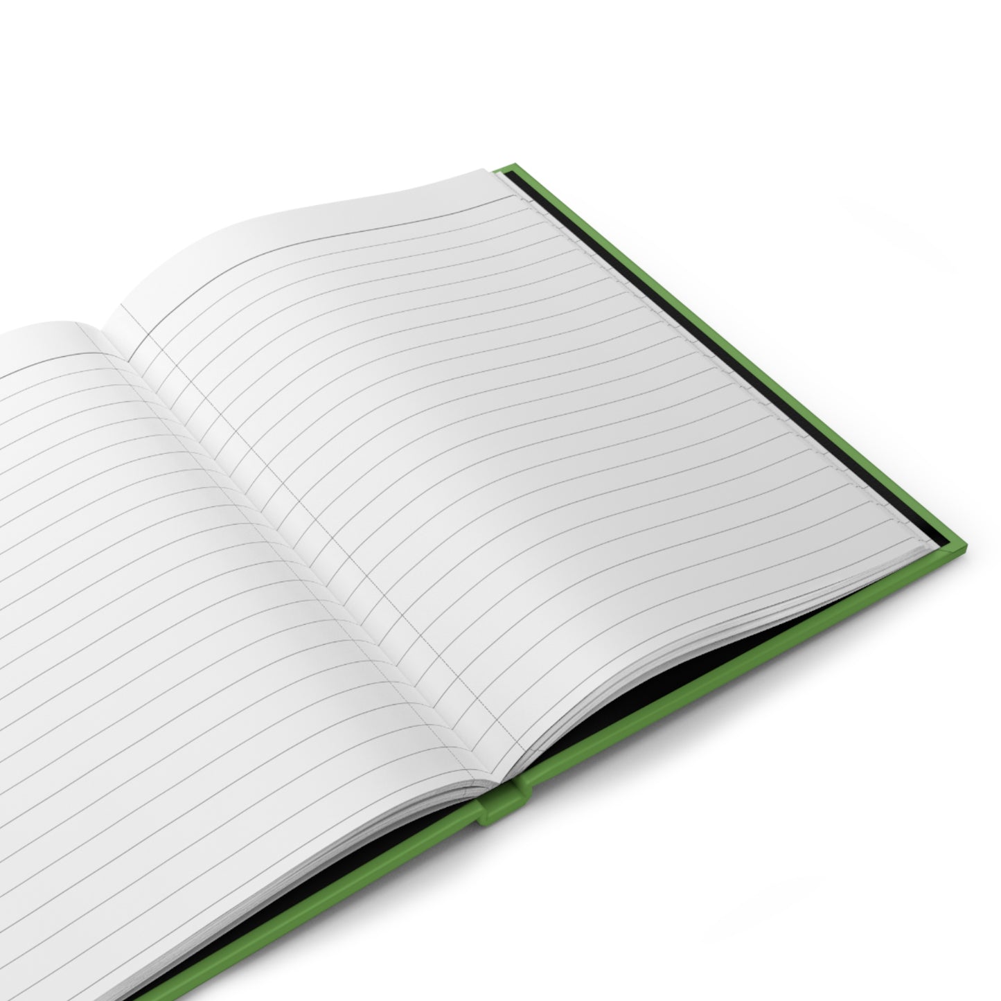 Calm & Peaceful Journal — Lotus Meditation Hardcover Journal (Green)