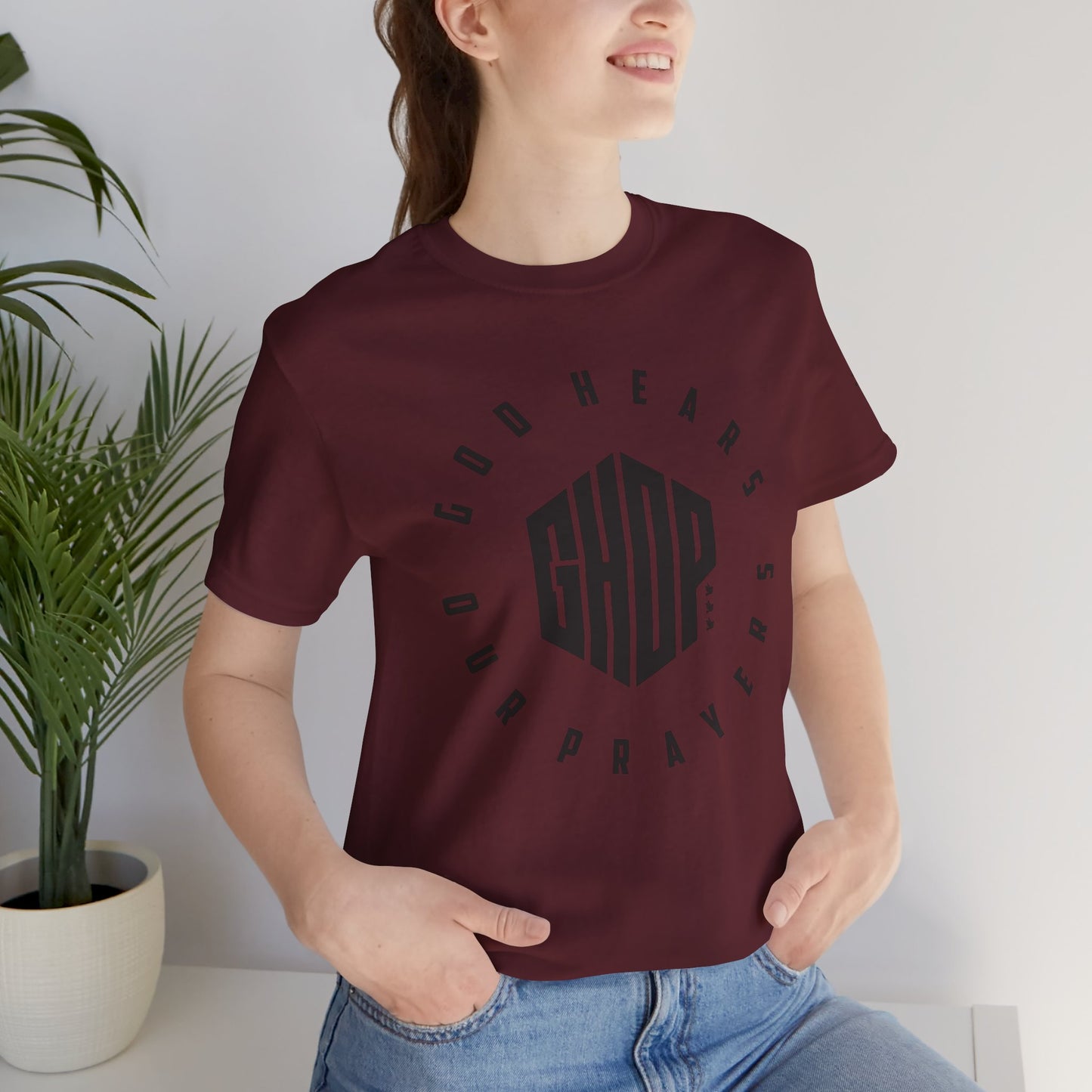 GHOP - God Hears Our Prayers Tee - Inspirational Christian Tee
