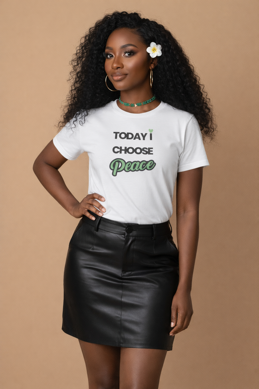 "Today I Choose Peace" Inspirational Graphic Tee