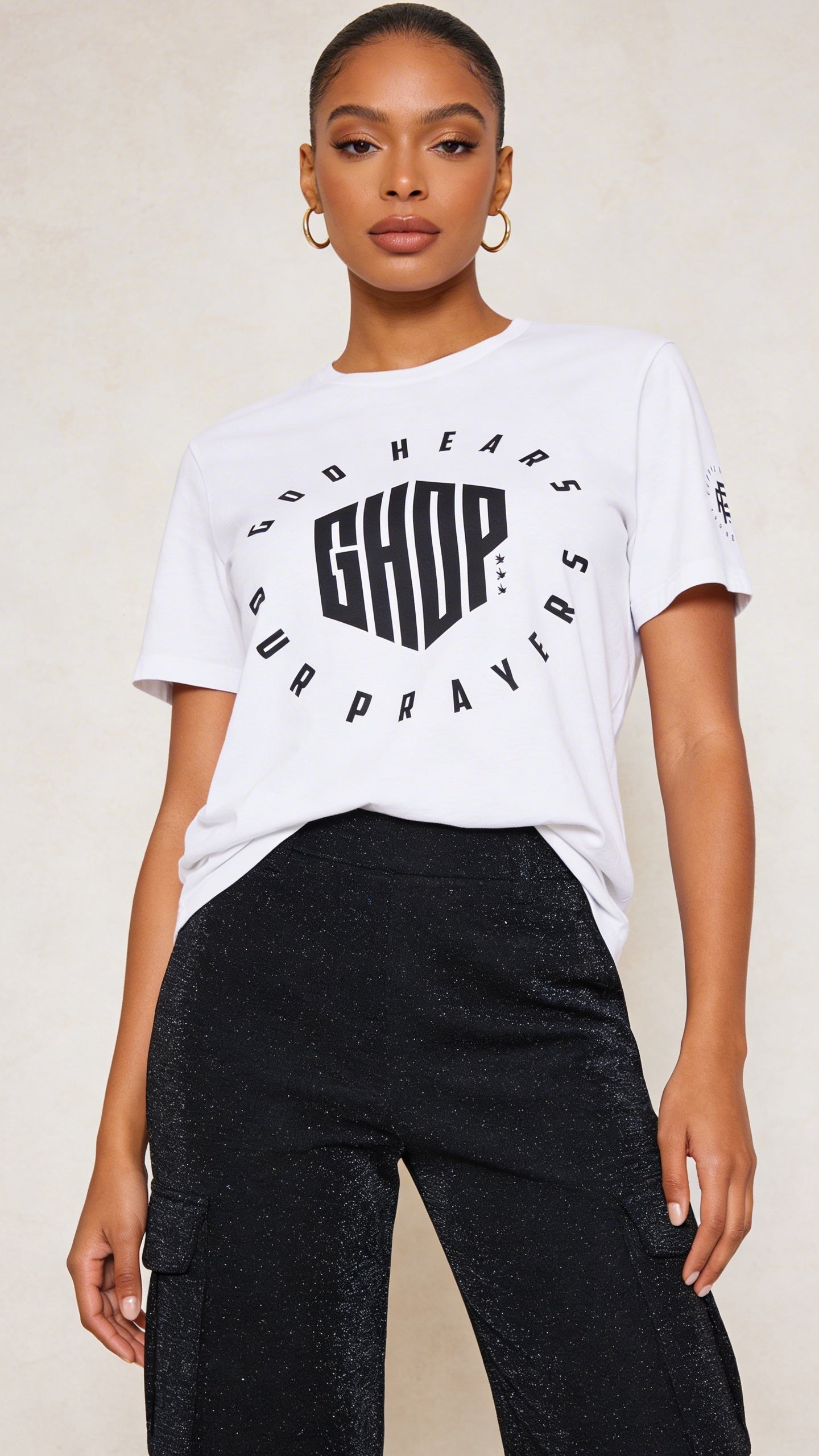 GHOP - God Hears Our Prayers Tee - Inspirational Christian Tee