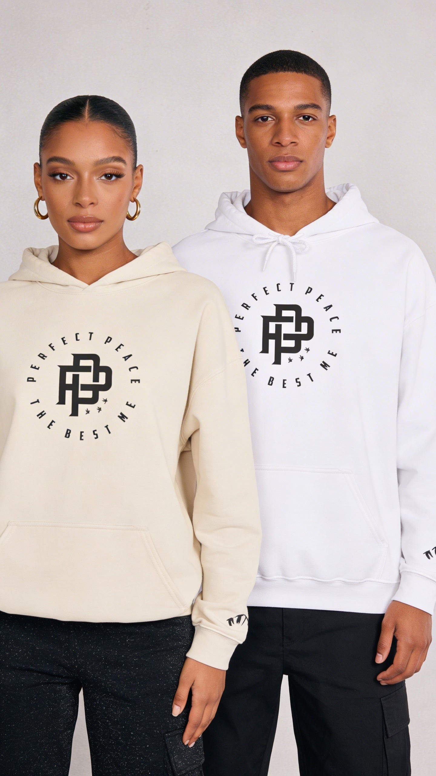 Perfect Peace Signature Hoodie - Minimal Logo Pullover