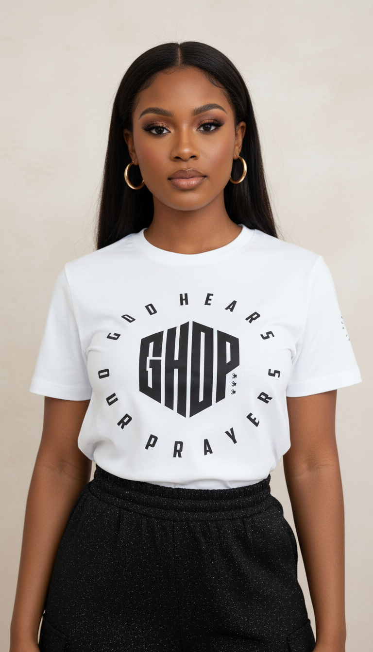 GHOP - God Hears Our Prayers Tee - Inspirational Christian Tee